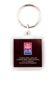Acrylic 2 sides key-ring components CR-32
