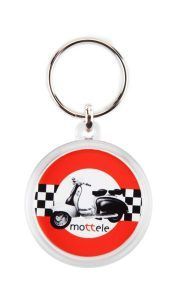 acrylic 2 sides key-ring components CR-37