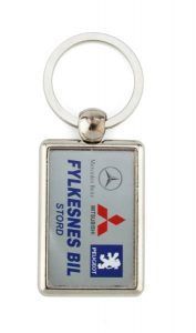 Metal 1 or 2 sides key-ring components ML-40