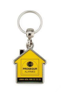 Metal 1 or 2 sides House key-ring components MY