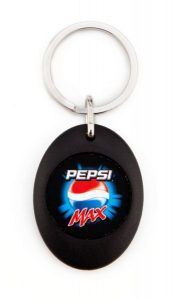 Acrylic 2 sides key-ring components CR-ZD